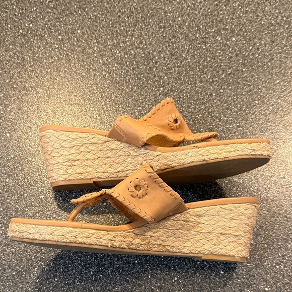 Jack Rogers Tan Leather Sandals size 9.5 - Picture 2 of 5